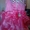 платье праздничное   эффектное кораловое блестящее #1350501