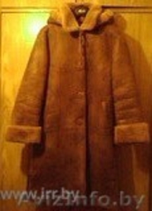 Продам дублёнку тёмно-бежевую  #5599