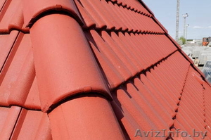 Цементно-песчаная черепица #14914