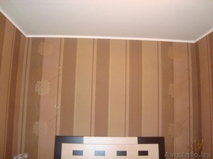 Высококачественная оклейка стен и потолков обоями #14857