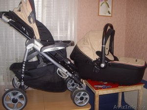 Коляска Everflo PP-04 Luxe с пластиковая люлька +прогулочный блок  #15401