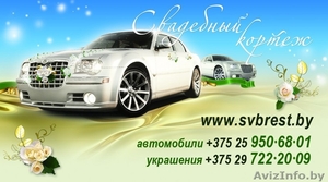 Прокат свадебных авто Брест,  свадебный кортеж Брест #17364