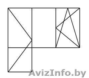 Евроокно из дерева (стеклопакет) #23049