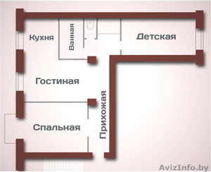 3-х комнатная квартира #23029