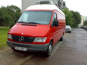 Грузоперевозки по РБ,  РФ и Минску,  мерс  312 спринтер,  изотерма,  холодил.,  сан.п #30022