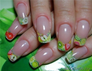 наращивание ногтей гель акрил #30977