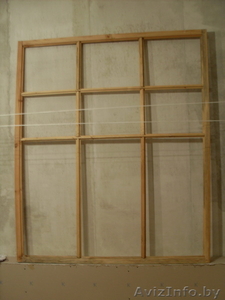 рама оконная деревянная ( для дачи) #34009