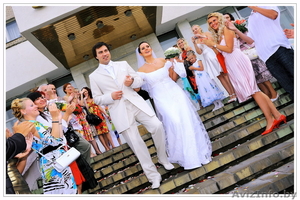 Белоснежное свадебное платье в стиле «Наташа Ростова» #30886