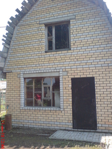 Дом-дача 2-х уровневый без внутренней отделки,  баня,  гараж,  погреб,  парник   #41260