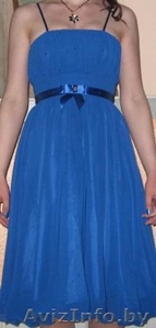 Вечернее платье синего цвета. Р-р 44 #39166