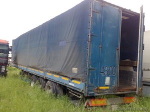 Полуприцеп бортовой тентовый 