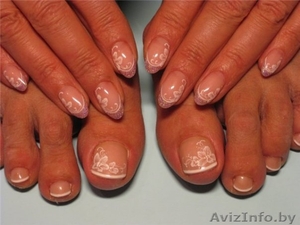Моделирование (наращивание) ногтей на пальчиках ног. #47569