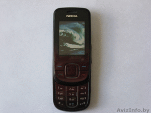 Nokia 3600 slide бордового цвета #55364