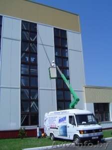 Мойка,  очистка фасадов,  крыш,  окон,  витрин www.MoemGorod.by #59903