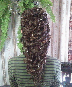 Прически свадебные и вечерние на любой вкус, макияж любой сложности.Выезд на дом! #62210