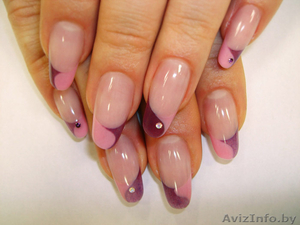 Наращивание ногтей  на формы и типсы, коррекция, укрепление ногтевой пластины  био #86073