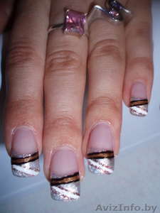 маникюр, педикюр, наращивание и коррекция ногтей качественно и недорого!!! #80852