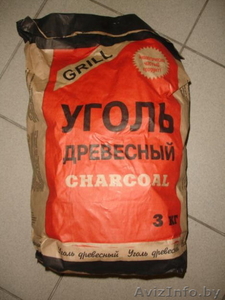 Уголь древесный и дрова от производителя (фасовка 2 и 3 кг в пакетах) #84606