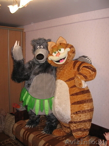 Детский день рождения с ростовыми куклами и клоунами,  аквамакияж! #87510