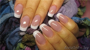 Наращивание на типсы,  формы,  коррекция,  снятие гелевых ногтей.Более 200 фотогра  #78218