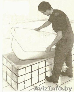 Реставрация ванн. Стакриловая-наливная ванна. #14391