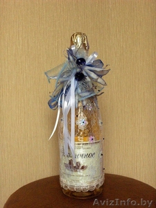 оформление бокалов,  шампанского,  банкетного зала #75074