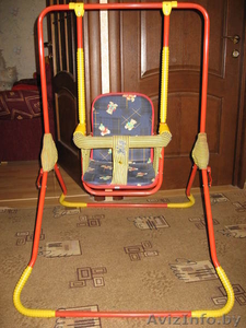 Качели детские,  напольные бу #74629