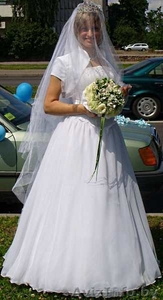 СВАДЕБНОЕ БЕЛОСНЕЖНОЕ ПЛАТЬЕ ДЛЯ ТОРЖЕСТВА  #77223