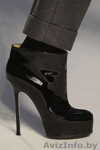 Ботильоны  Yves Saint Laurent. Натур.кожа. р40(25.5см) #94664