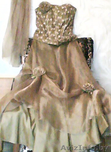 Платье вечернее с шалью #100419