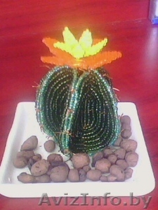 кактус из бисера #94773