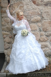 красивое свадебное платье на большую грудь #110321