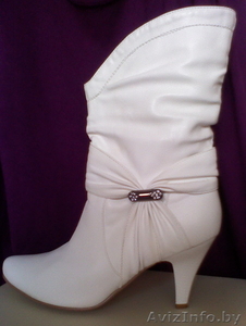 Сапоги,  сапожки белые 40 р-р #121418