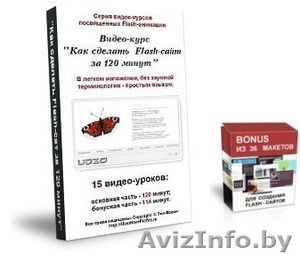 Уникальный видео урок по созданию своего флеш сайта #130873