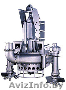 Земснаряды,  земснаряд на базе погружного насоса #126168