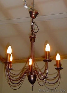 Люстра,  пять свечей #134052