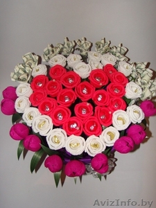 Оригинальные букеты из конфет,  сладкие букеты #138676