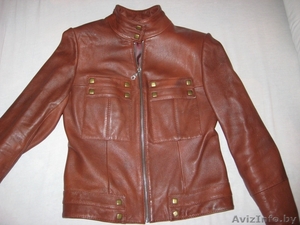 стильная кожаная куртка #142498