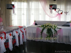 Текстильное и цветочное  оформление Искушение цветами  #50715