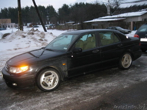 saab 9 5 , 2000 , аеro 2.3t , черный , седан,  5 мкпп , полная комплектация, диски R-17 #144020