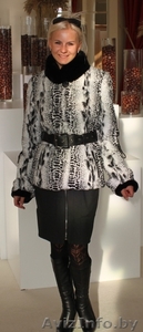 Шубка из натурального стриженного кролика. #155802