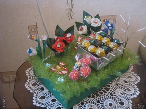 Букеты из конфет с ароматом ванили #151741