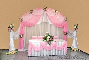 Оформление свадьбы тканями. Недорого! #180551