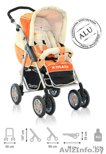 Коляска-трансформер Plasma Bertoni (2 в 1). #181697