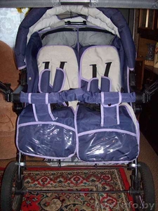 Коляска трансформер для двойни 