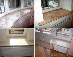 Подоконники из литьевого мрамора #182254