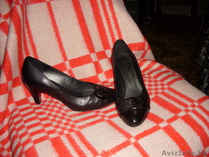 Туфли жен.39р.кожа черные 1день б/у #157658