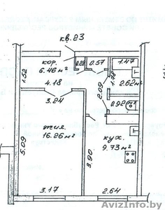 Продается 1-комнатная квартира в г. Бобруйске #197091