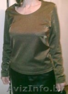 Блузка импортная из ткани с переливом р.44-46 #193508