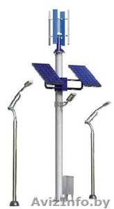 Солнечно-ветровые уличные фонари #193772